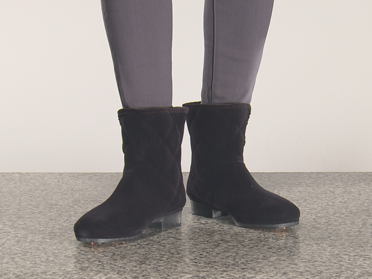 滑りづらい冬靴】シェブリー スエードブーツ W750（婦人用） | YBC